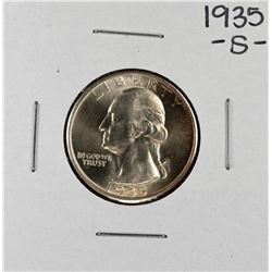 1935-S Washington Quarter Coin