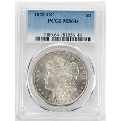 1878-CC $1 Morgan Silver Dollar Coin PCGS MS64+