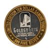 Image 1 : .999 Silver Golden Gate Las Vegas, NV $10 Casino Limited Edition Gaming Token