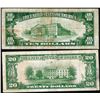 Image 2 : Lot of 1929 $10/20 Citizens NB Washington, PA CH# 3383 National Currency Notes