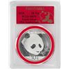 Image 1 : 2018 China 10 Yuan Panda Silver Coin PCGS MS70 First Strike