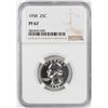 Image 1 : 1958 Proof Washington Quarter Coin NGC PF67