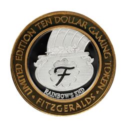 .999 Silver Fitzgeralds Casino & Hotel Las Vegas, NV $20 Limited Edition Gaming Token