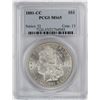 Image 1 : 1881-CC $1 Morgan Silver Dollar Coin PCGS MS65