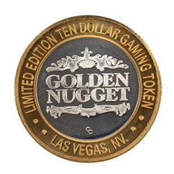 .999 Silver Golden Nugget Las Vegas $10 Limited Edition Casino Gaming Token