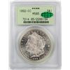 Image 1 : 1892-CC $1 Morgan Silver Dollar Coin PCGS MS65 CAC Old Green Holder