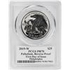 Image 2 : 2019-W $25 Rev. Proof Palladium Eagle PCGS PR70 First Day Issue Jim Licaretz Signature