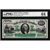 Image 1 : 1872 $50 State of South Carolina Revenue Bond Obsolete Note PMG Choice Uncirculated 64