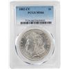Image 1 : 1882-CC $1 Morgan Silver Dollar Coin PCGS MS66