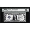 Image 1 : 1928B $1 Funnyback Silver Certificate Note Fr.1602 PMG Gem Uncirculated 65EPQ