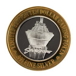 .999 Silver Stratosphere Las Vegas, NV $10 Casino Limited Edition Gaming Token