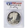 Image 1 : 1986-S $1 Proof American Silver Eagle Coin PCGS PR69DCAM Moy Signature