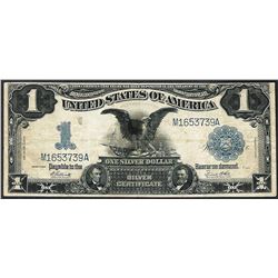 1899 $1 Black Eagle Silver Certificate Note