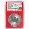 Image 1 : 2018 Canada $5 Maple Leaf Silver Coin NGC MS70 Incuse Design