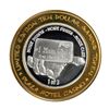 Image 1 : .999 Silver Plaza Hotel & Casino Nevada $10 Gaming Token Limited Edition