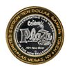 Image 2 : .999 Silver Plaza Hotel & Casino Nevada $10 Gaming Token Limited Edition