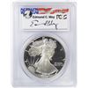 Image 1 : 1989-S $1 Proof American Silver Eagle Coin PCGS PR69DCAM Moy Signature