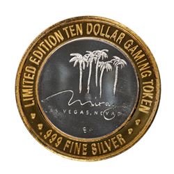 .999 Silver Mirage Las Vegas Nevada $10 Casino Limited Edition Gaming Token