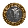 Image 1 : .999 Silver Mirage Las Vegas Nevada $10 Casino Limited Edition Gaming Token
