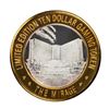 Image 2 : .999 Silver Mirage Las Vegas Nevada $10 Casino Limited Edition Gaming Token