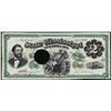 Image 1 : 1870 $2 Jackson, State of Mississippi Obsolete Note