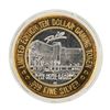 Image 1 : .999 Silver Rio Suite Hotel & Casino Las Vegas $10 Limited Edition Gaming Token