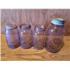 Image 1 : 4 Old Jars turning purple