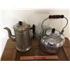 Image 1 : Chrome Tea Pot & Kettle