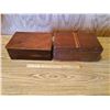 Image 1 : 2 Wooden Knickknacks Boxes