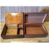 Image 2 : 2 Wooden Knickknacks Boxes