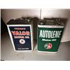 Image 1 : 1 Texaco & 1 B/A tin