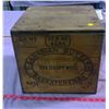 Image 1 : BUTTER BOX WITH LID - 13" X 13" X 12"