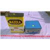 Image 1 : METAL LUNCH BOX AND MAZOLA TIN