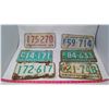 Image 1 : Assorted Vintage License Plates