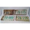 Image 2 : Assorted Vintage License Plates
