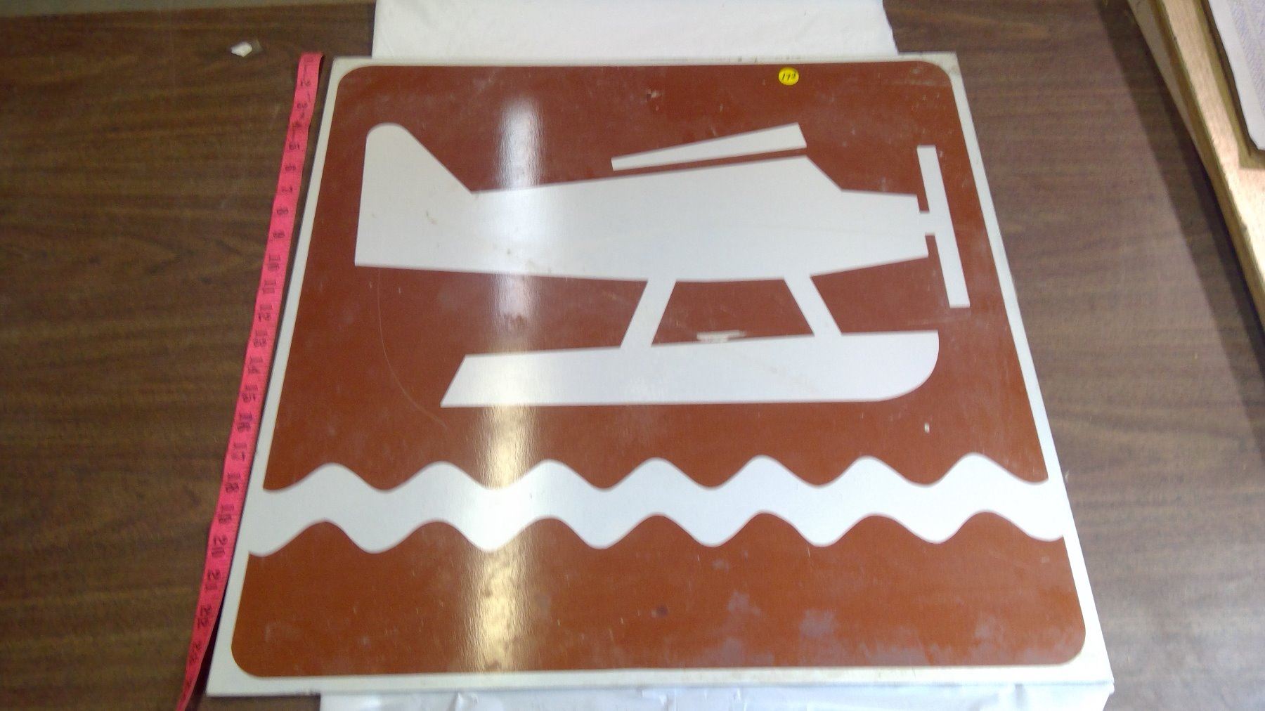 FLOAT PLANE SIGN 24x24