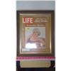 Image 1 : FRAMED MARILYN MUNROE-LIFE MAGAZINE 13x16