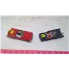 Image 1 : 2 TOY CARS-CORGI-BATMAN AND RED CONVERTIBLE