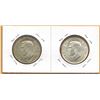 Image 2 : 1941 CANADIAN SILVER 50 CENT PIECES (2) - Narrow Date & Wide Date Types