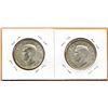 Image 2 : 1943 CANADIAN SILVER 50 CENT PIECES (2) - Narrow Date & Wide Date Types