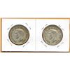Image 2 : 1944 CANADIAN SILVER 50 CENT PIECES (2) - Narrow Date & Wide Date Types
