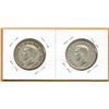 Image 2 : 1946 CANADIAN SILVER 50 CENT PIECES (2) - Narrow Date & Wide Date Types