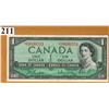 Image 1 : 1954 BANK OF CANADA - $1 Replacement Note - Unc Condition