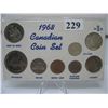 Image 1 : 1968 CANADIAN COINS SET - Includes both type of Dimes and Quarters