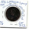 Image 2 : 1816 Waterloo half penny token wellington