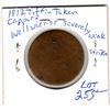 Image 2 : 1812 tiffin token well worn or weak strike