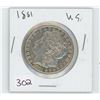 Image 1 : 1881 U.S SILVER DOLLAR