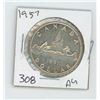 Image 1 : 1957AU CANADIAN DOLLAR