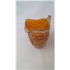 Image 5 : Carnival Glass Pitcher & 6 Tumblers (Grape Pattern)