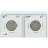 Image 1 : 1939VF & 1934VF 25 CENTS